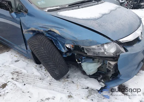 2009 Honda Civic Lx-S z USA, uszkodzony, nr VIN 19XFA16649E022080